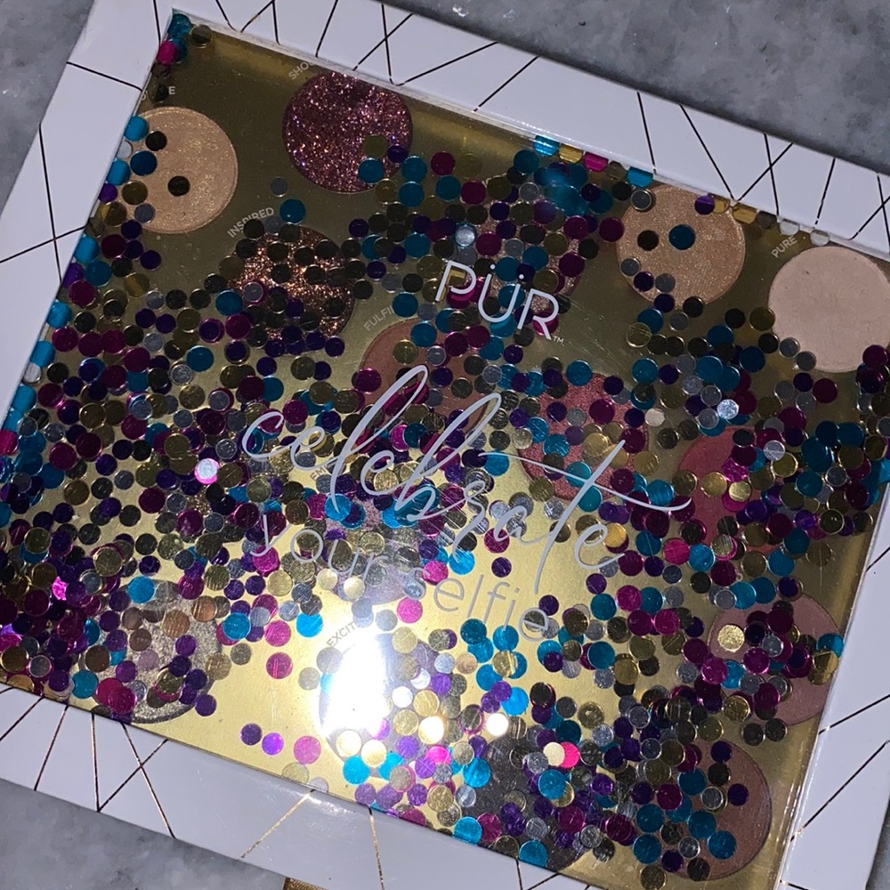 Pur Celebrate Your Selfie eye shadow palette. Used